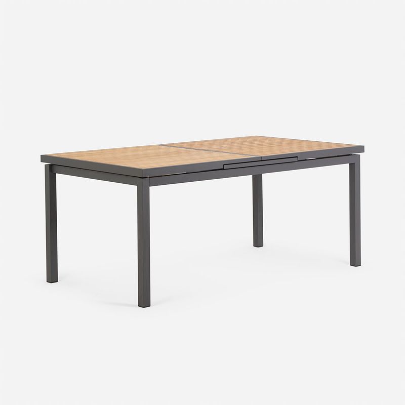 ROSEN - Mesa de Terraza Rosen Extensible Ohope Gris/Café