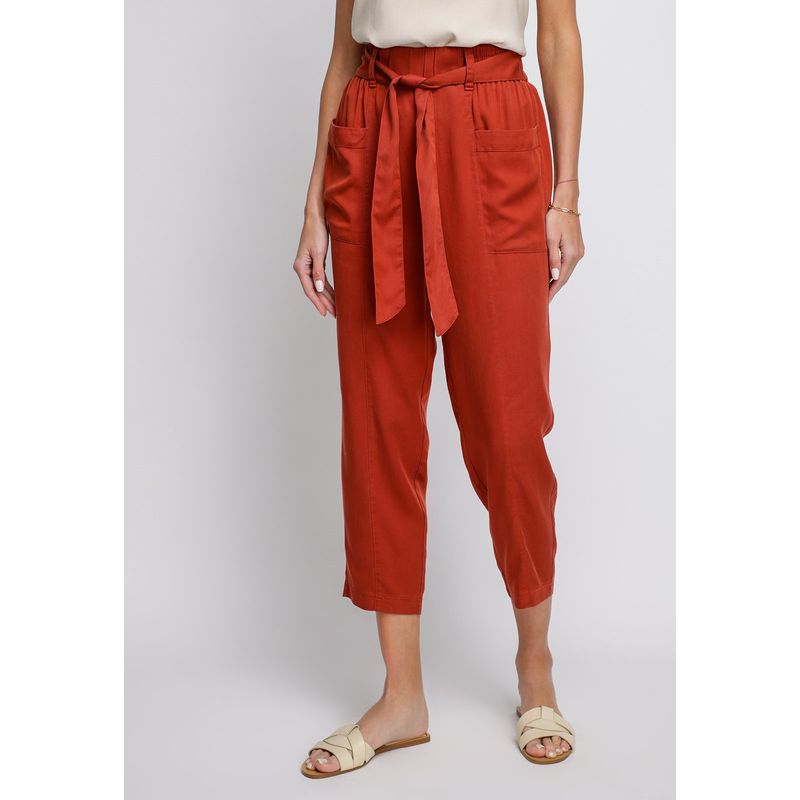 CANADIENNE - Pantalón De Mujer Agnes Terracota