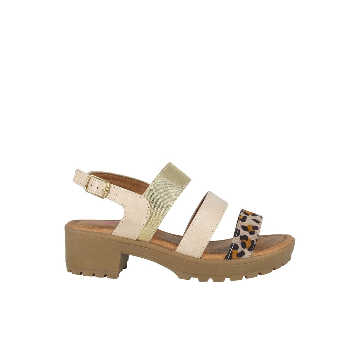 BAMBOO - Sandalia Niña Beige Aki Bamboo