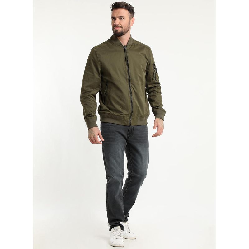 MCGREGOR - Chaqueta Nueva Bomber Oliva Oscuro MCGREGOR