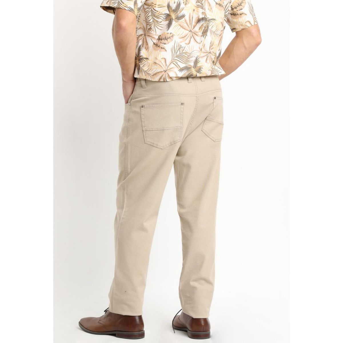 KOTTING - Pantalon Canvas 5 Bolsillos Spandex Beige KOTTING