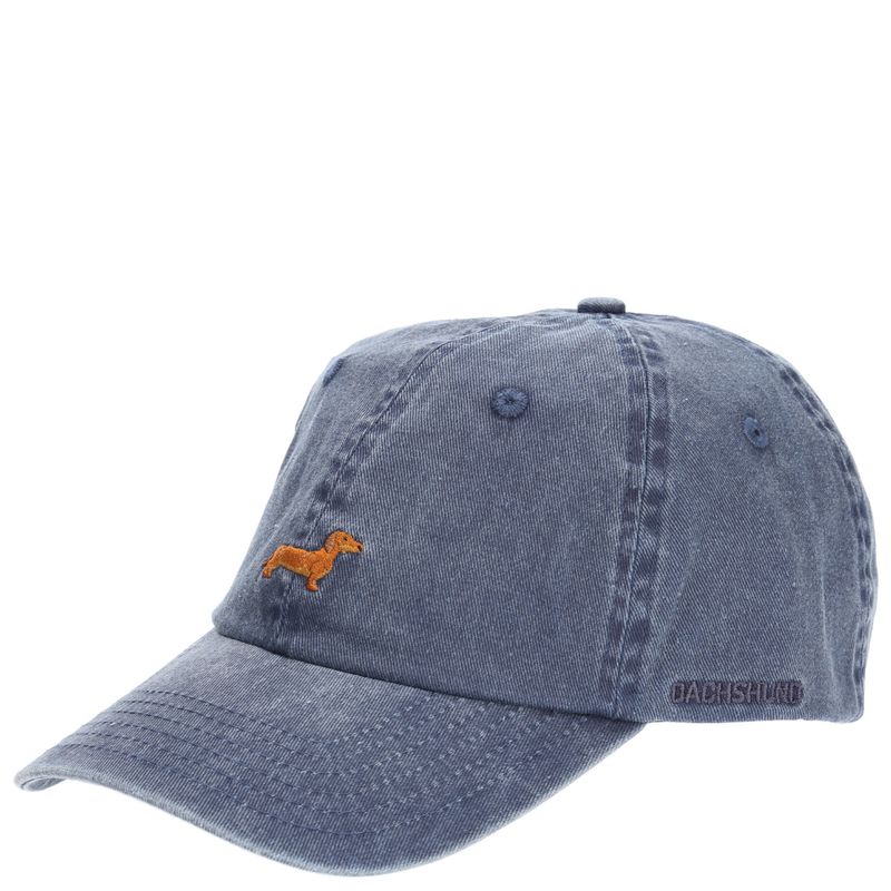 ROCKFORD - Jockey Algodón Unisex Cap Dachshund Azul ROCKFORD