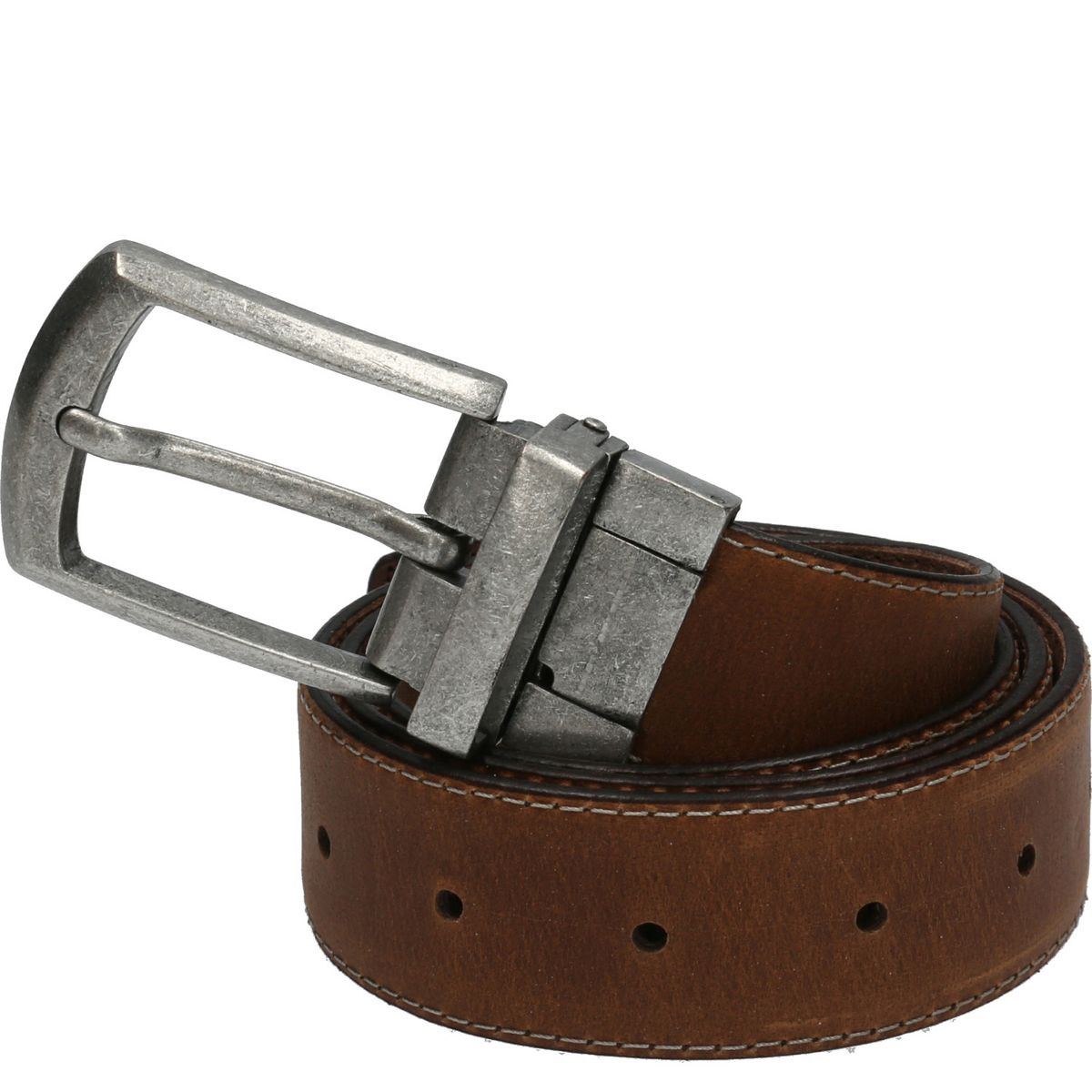 ROCKFORD - Cinturón Cuero Hombre Rf New Reversible Café ROCKFORD