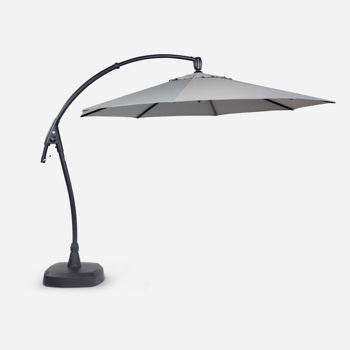 ROSEN - Quitasol Rosen Lateral Redondo Gris