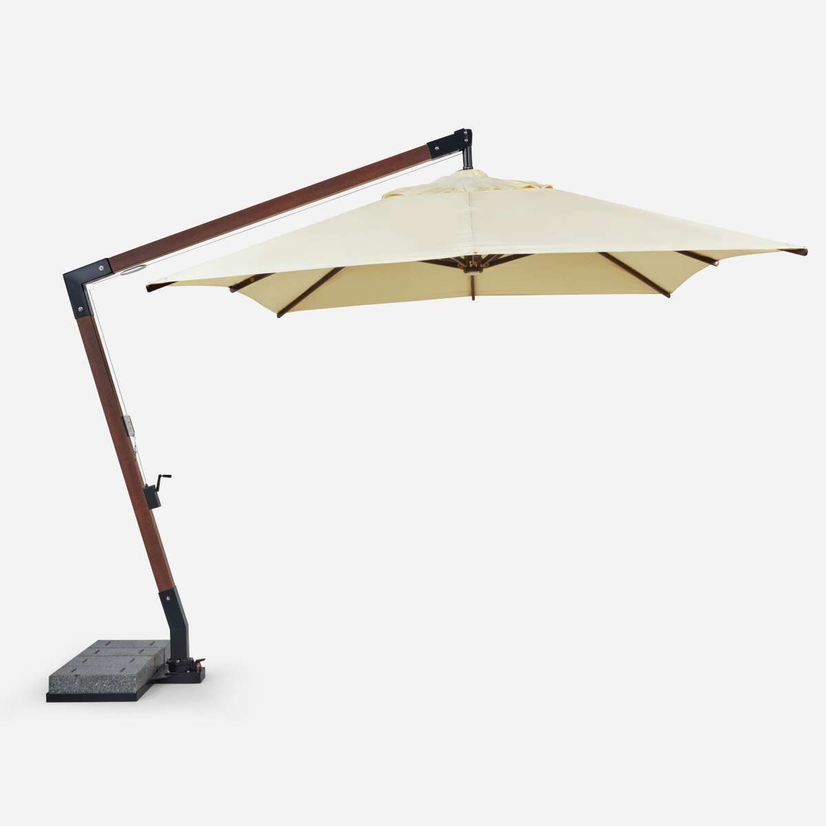 ROSEN - Quitasol Rosen Fibra Vidrio Cuadrada Beige