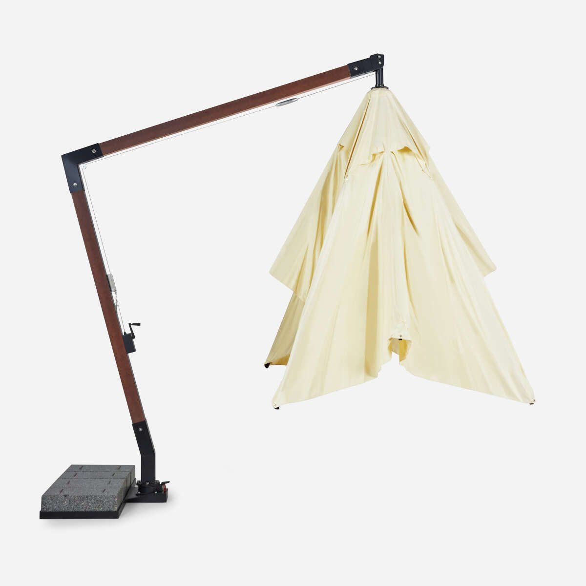 ROSEN - Quitasol Rosen Fibra Vidrio Cuadrada Beige