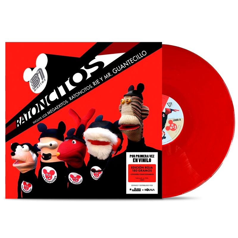 GENERICO - 31 Minutos - Ratoncitos Vinilo rojo