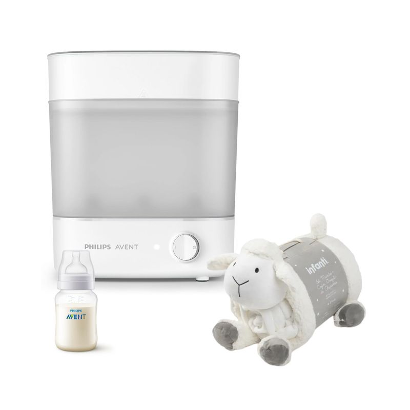 AVENT - Pack Esterilizador elétrico Manta Oveja y Mamadera 260ml