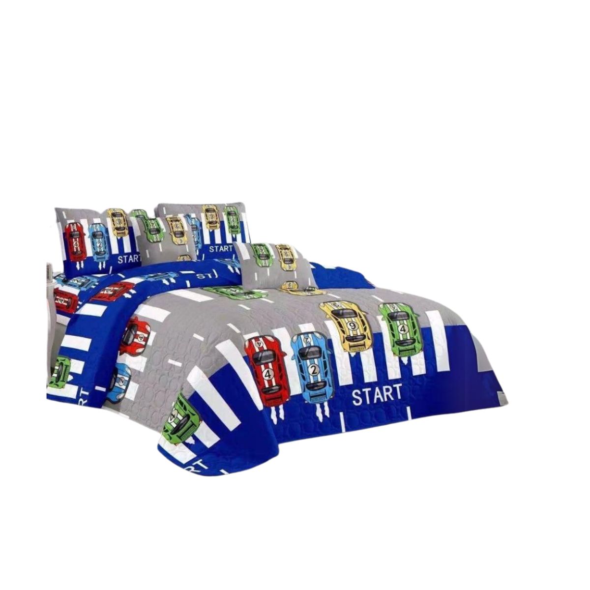 GENERICO - Cubrecama Quilt Verano 1.5 Plaza y Media Infantil 230X180 cm