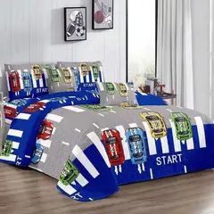 GENERICO - Cubrecama Quilt Verano 1.5 Plaza y Media Infantil 230X180 cm