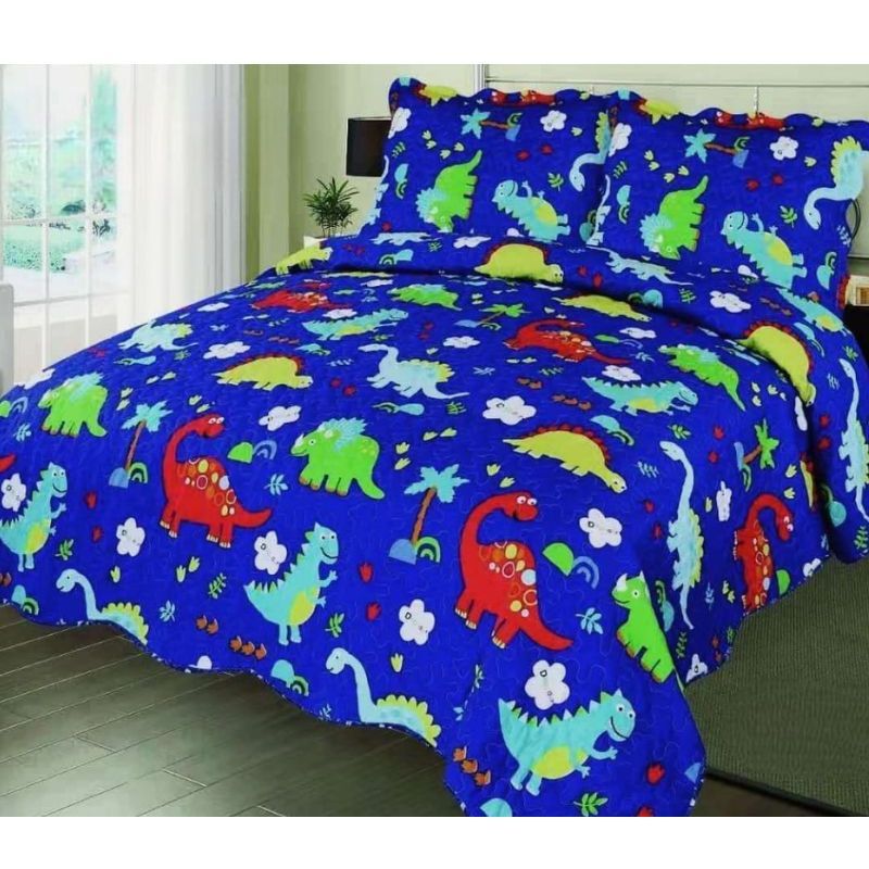 GENERICO - Cubrecama Quilt Verano 1.5 Plaza y Media Infantil 230X180 cm