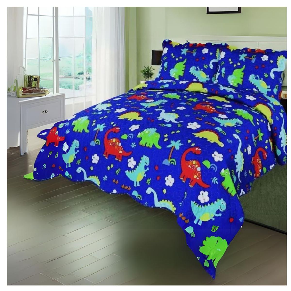 GENERICO - Cubrecama Quilt Verano 1.5 Plaza y Media Infantil 230X180 cm
