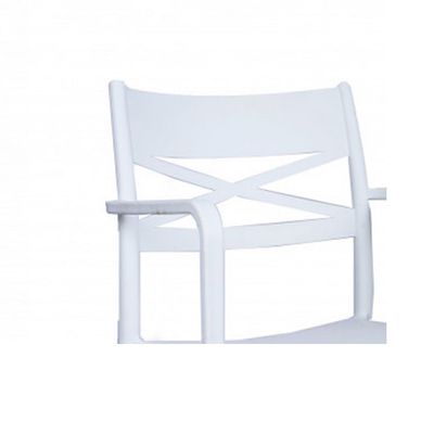 Imagen 2 del producto Silla plástica Jazmin Blanca 4 unidades Bighouse