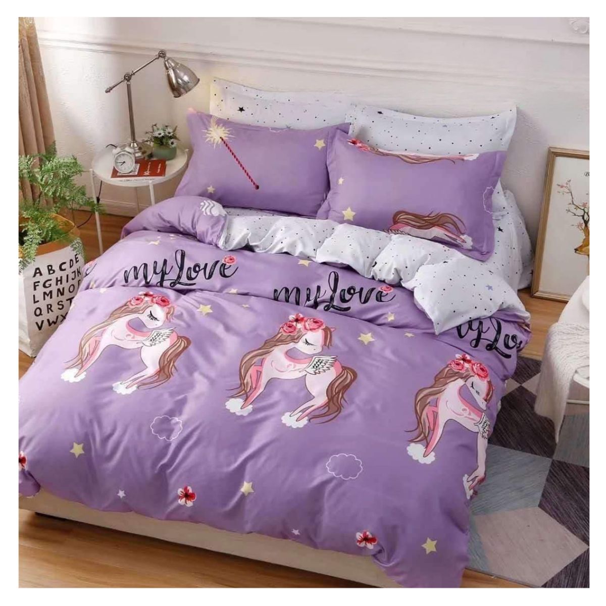 GENERICO - Cubrecama Quilt Verano 1.5 Plaza y Media Infantil 230X180 cm