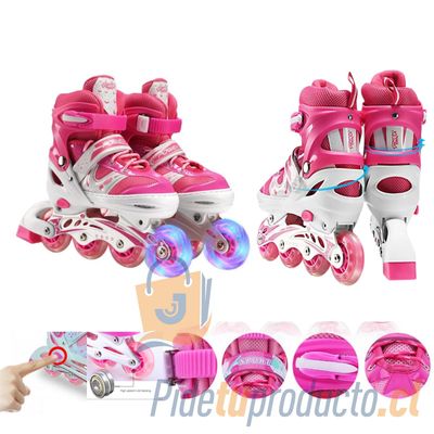 Imagen 2 del producto Patines Lineales mas kit de protección talla M 33 AL 36