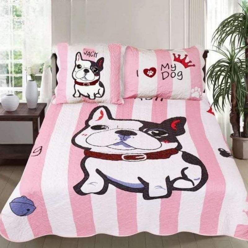 GENERICO - Cubrecama Quilt Verano 1.5 Plaza y Media Infantil 230X180 cm