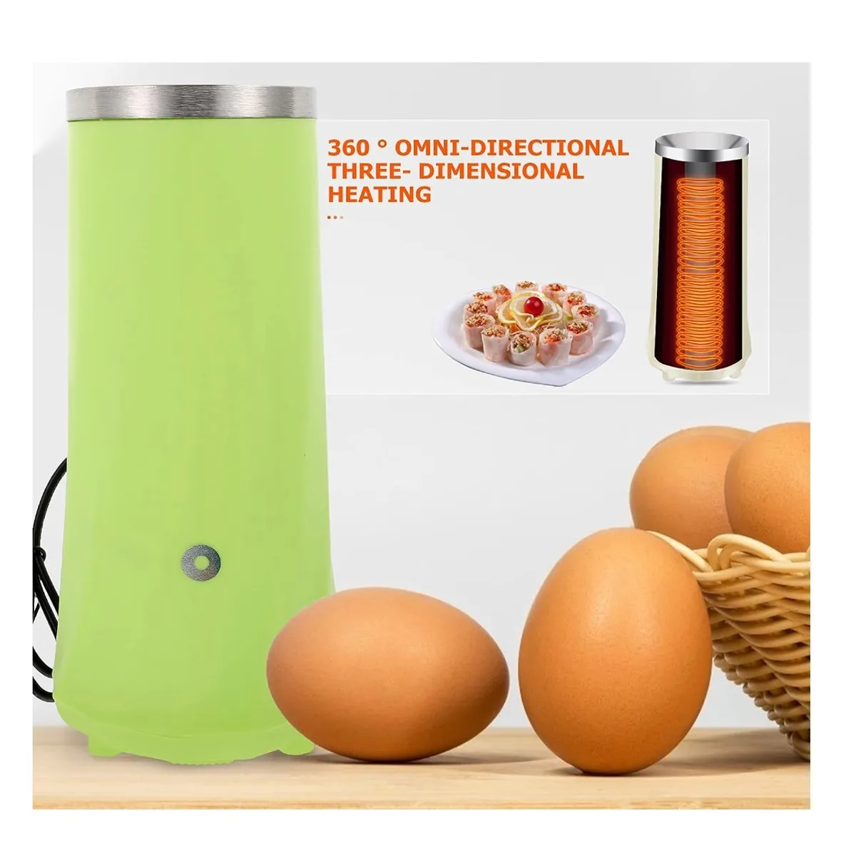 GENERICO - Egg Roller Maquina Huevo Omelette Forma De Rollo