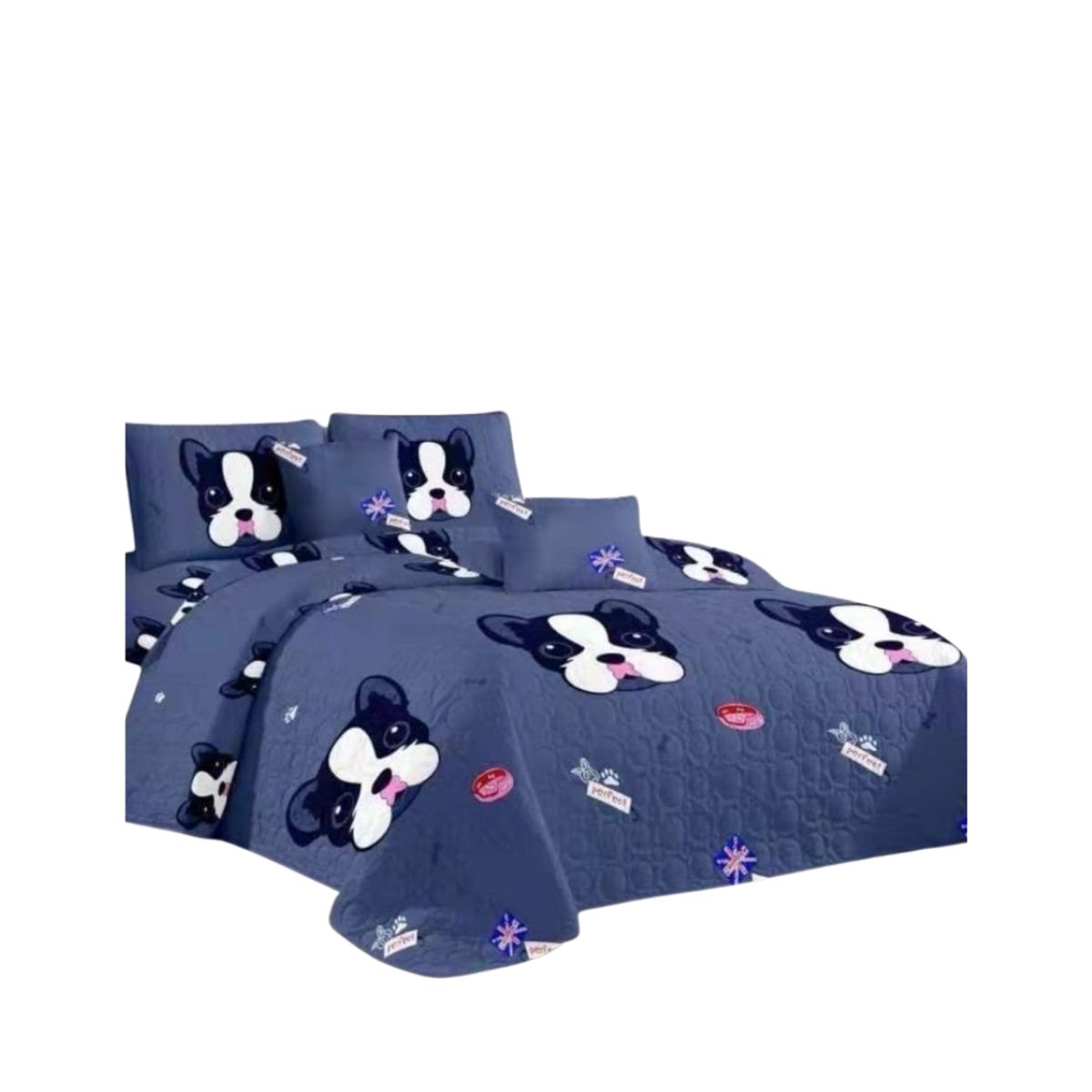 GENERICO - Cubrecama Quilt Verano 1.5 Plaza y Media Infantil 230X180 cm