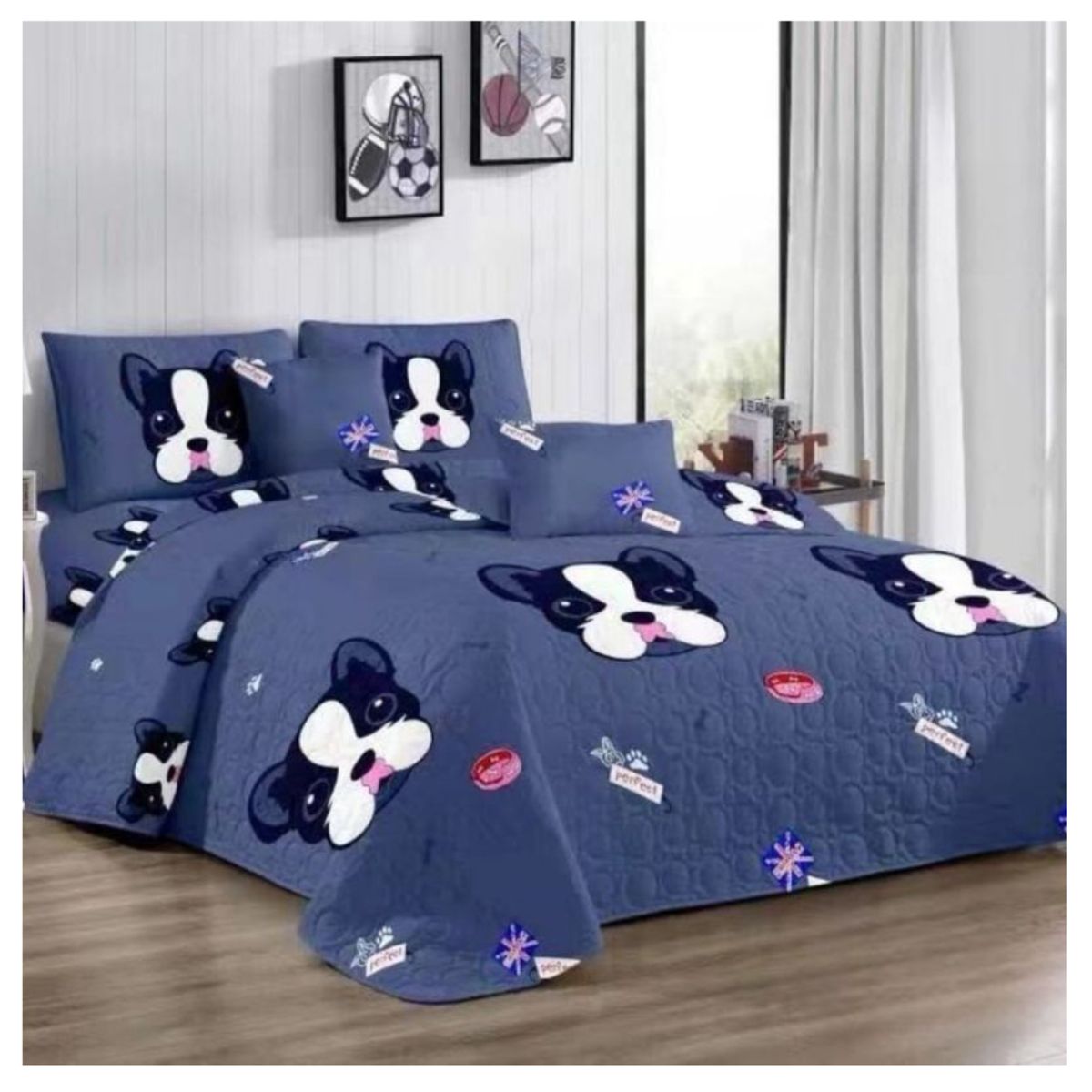 GENERICO - Cubrecama Quilt Verano 1.5 Plaza y Media Infantil 230X180 cm