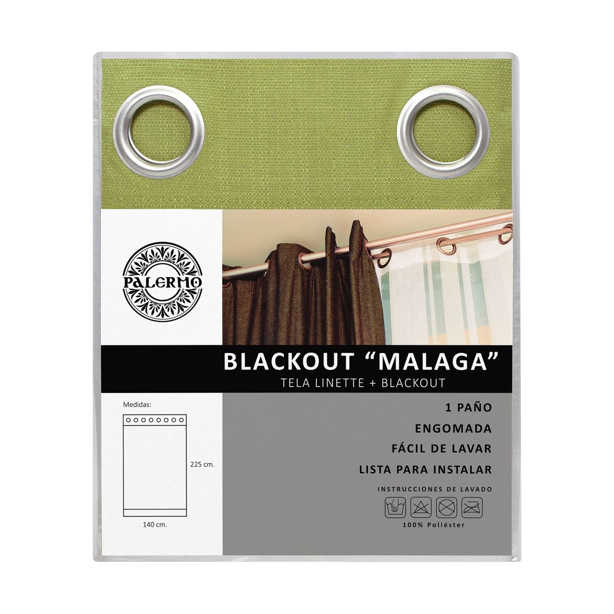 PALERMO - CORTINA CONFECCIONADA BLACKOUT MALAGA