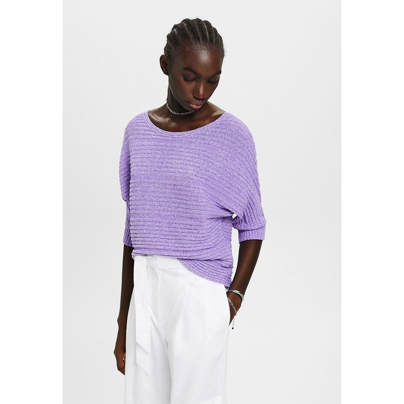 ESPRIT - Sweater De Punto Con Manga Corta Mujer Esprit ESPRIT