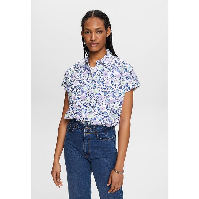 ESPRIT - Blusa Estampado Floral Manga Corta Mujer Esprit ESPRIT