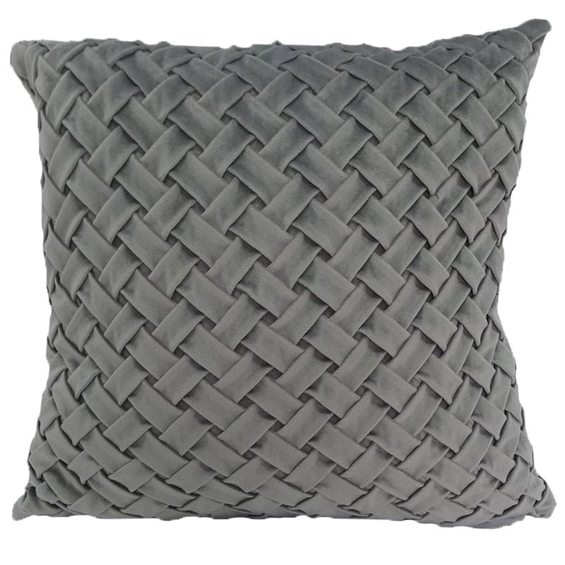 MALLORCA - Cojin Decorativo Petate Gris