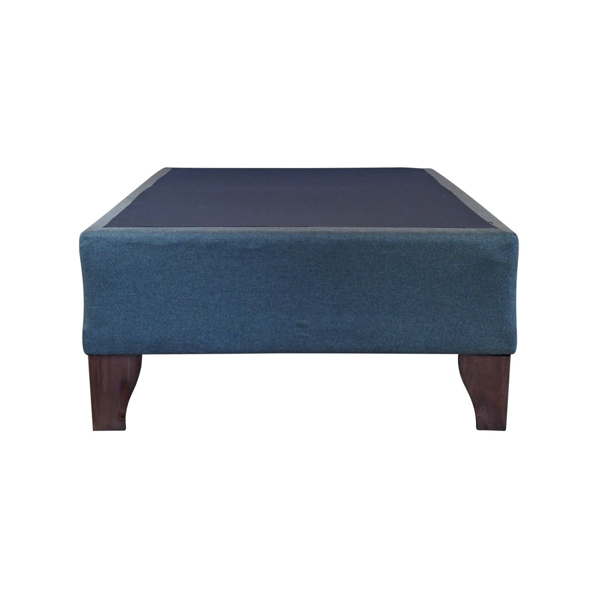 BLOCCARE - Base de Cama 1.5 Plaza Box 30 cm de 190 cm / 30 cm - Pata de 24 cm