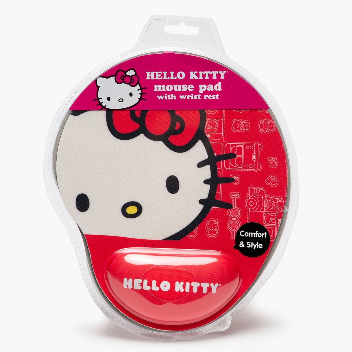 HELLO KITTY - Mouse Pad Gel 74709 Rojo Hello Kitty