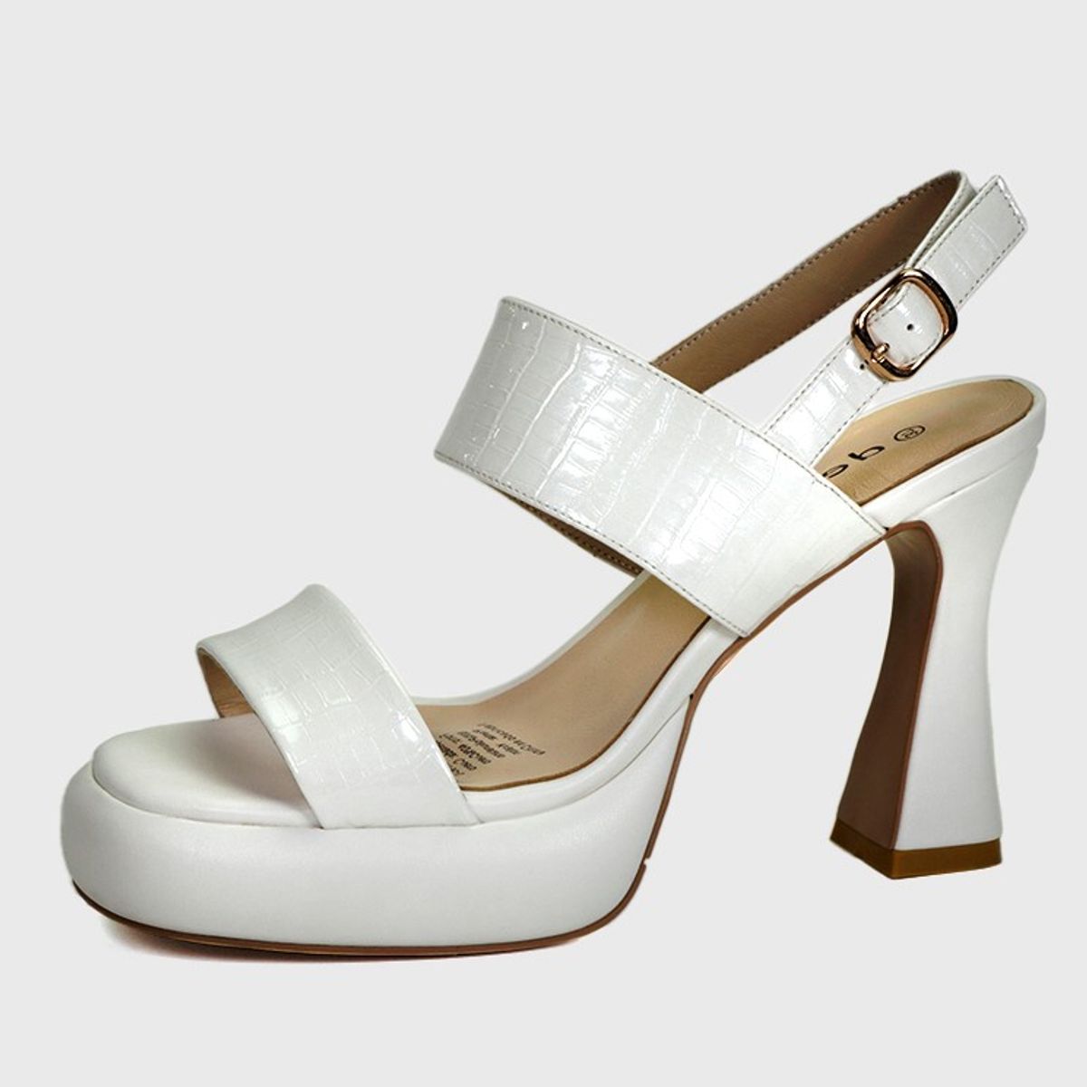 DEGAS - Sandalia Cuero Kader Blanco DEGAS