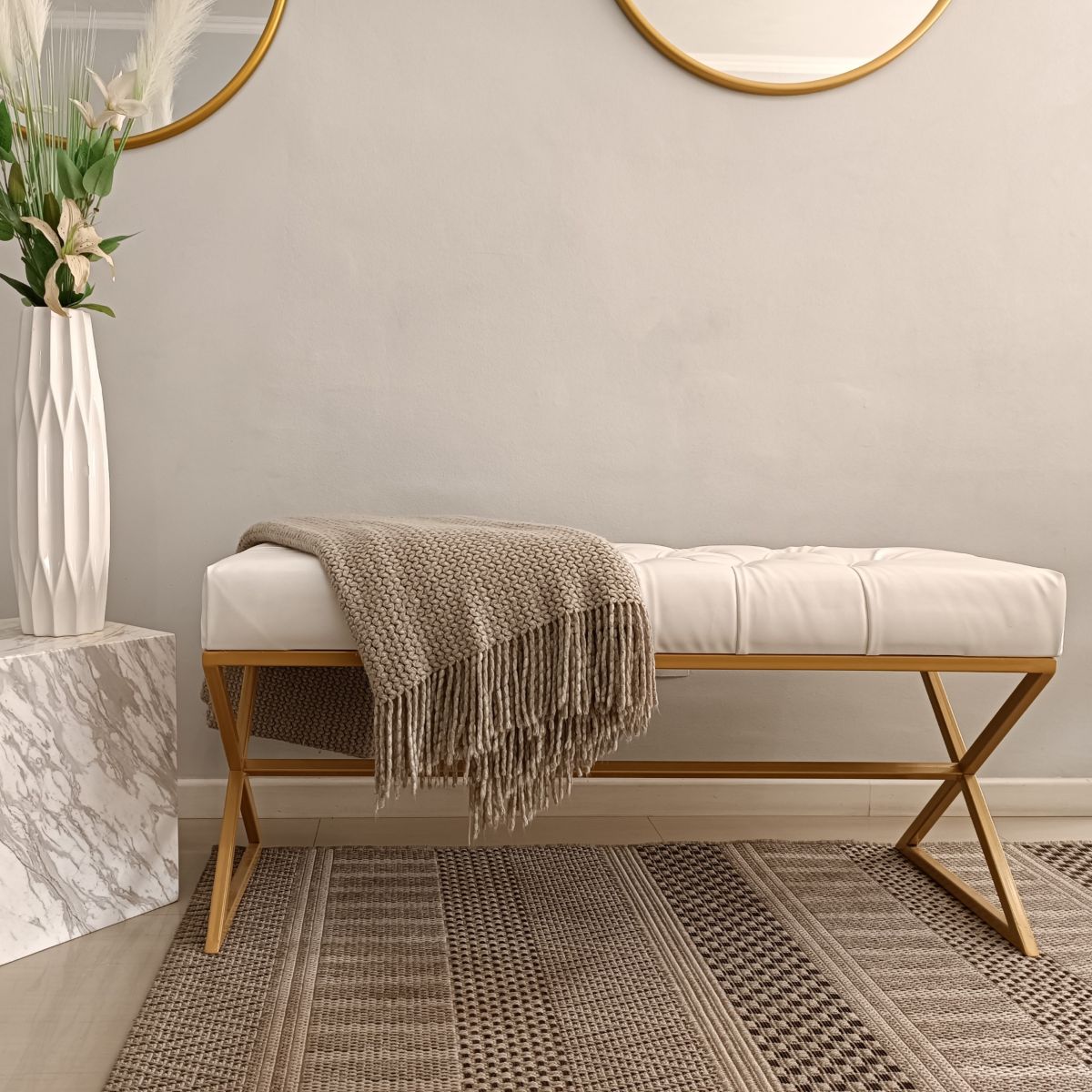 VALSTORE DECO Y DESIGN - Banqueta Sofía Pintura electrostática