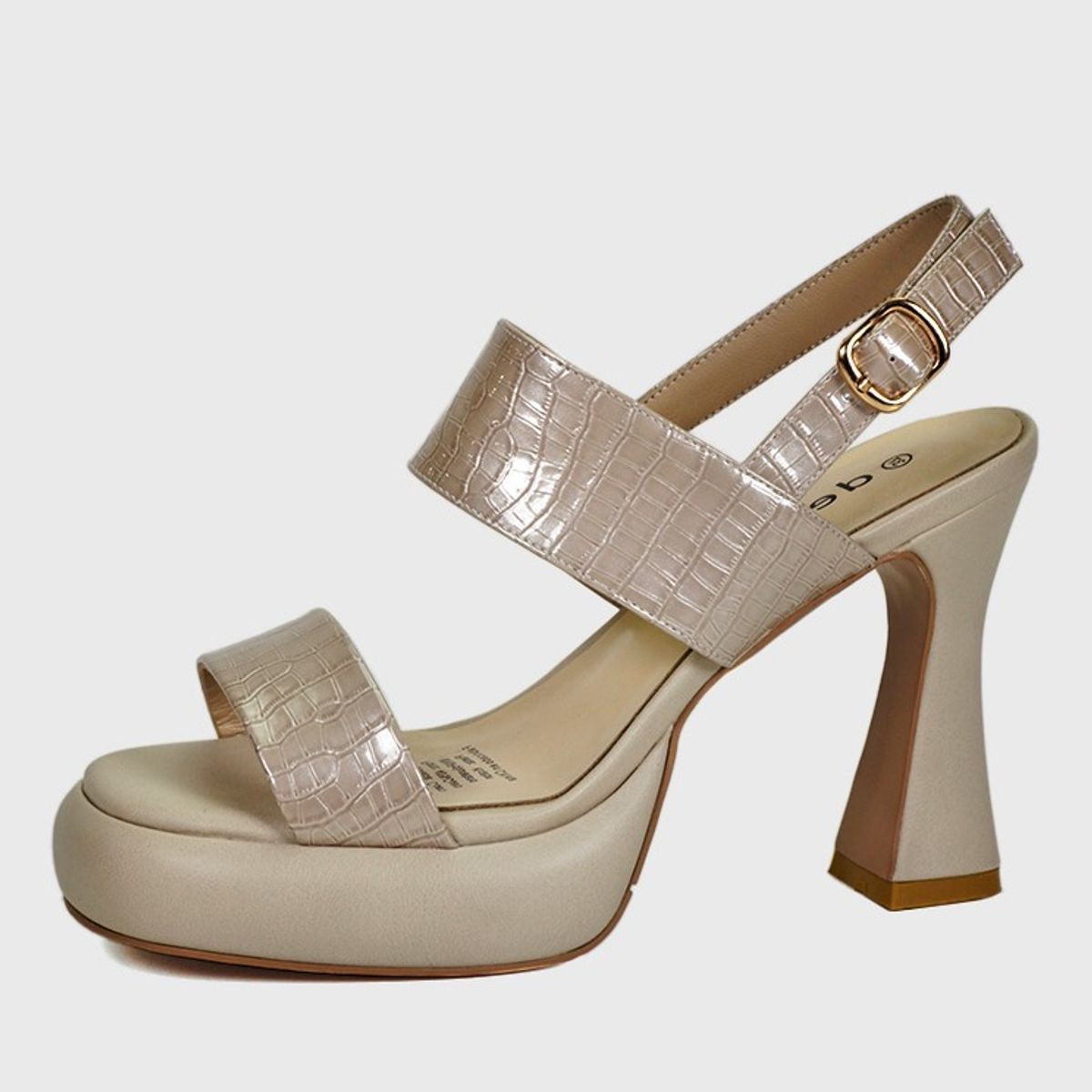 DEGAS - Sandalia Cuero Kader Beige DEGAS