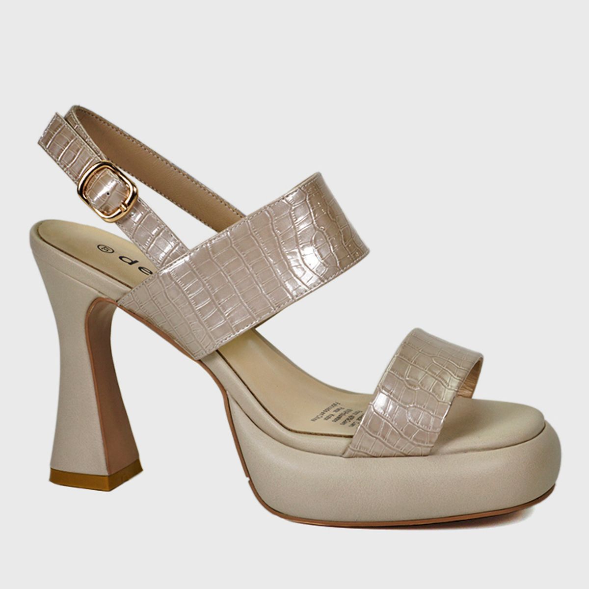 DEGAS - Sandalia Cuero Kader Beige DEGAS