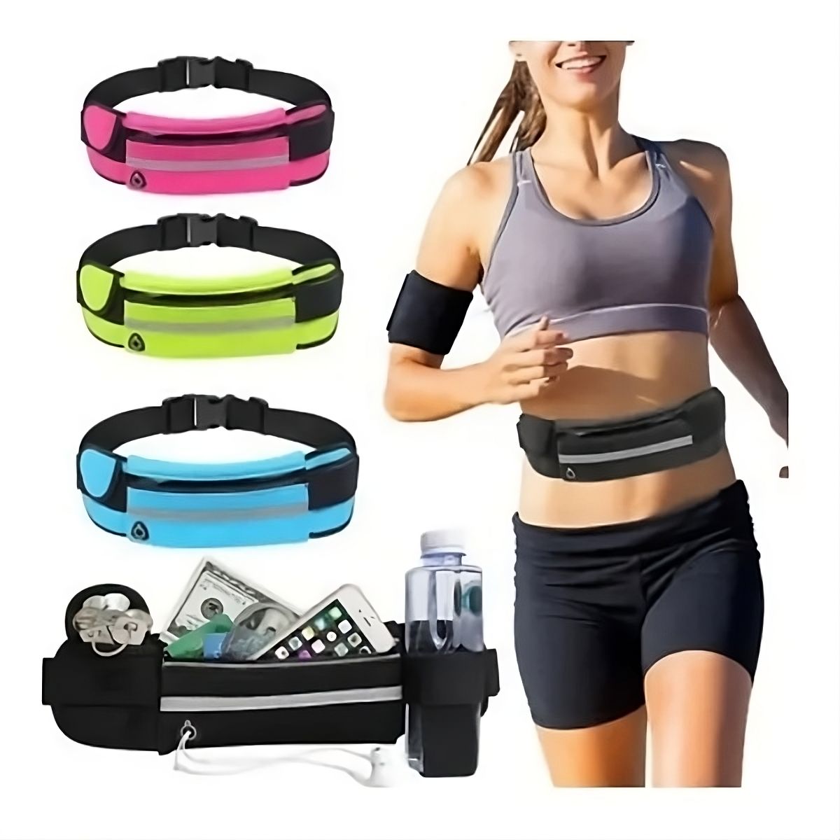 CRUSEC - Banano Cinturón Deportivo Negro