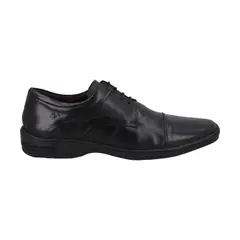 PERLATTO - Zapato Formal Hombre Cuero Negro 514