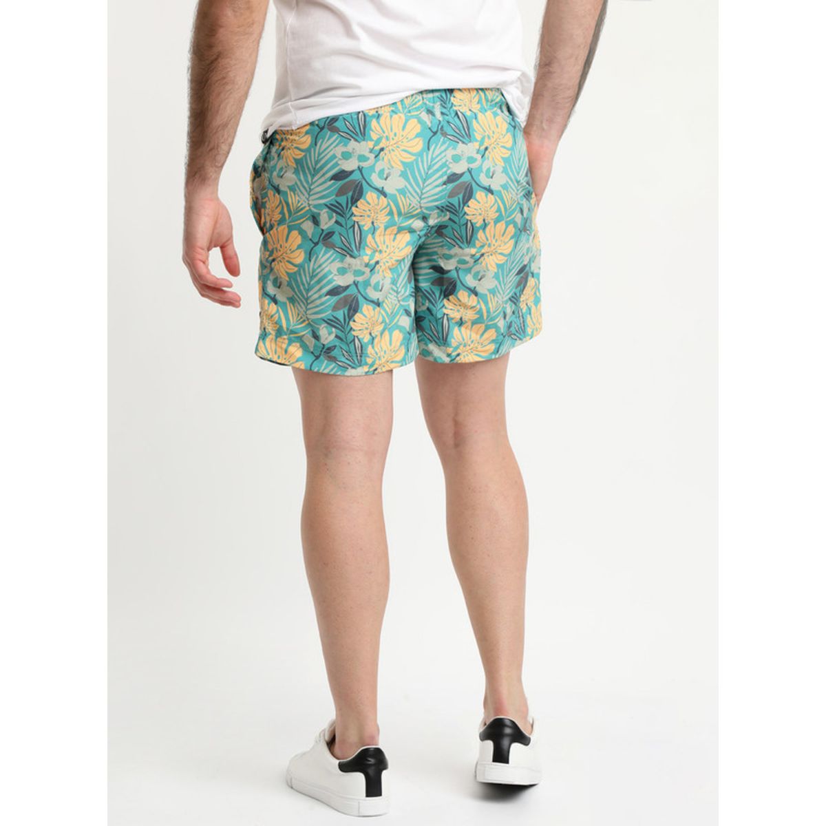 POTROS - Traje De Baño Estampado Celeste POTROS