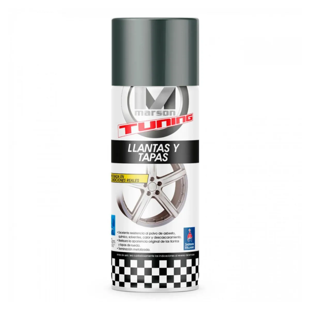 MARSON - SPRAY TUNING LLANTA/TAPA NEGRO 350ML MARSON-MIMBRAL