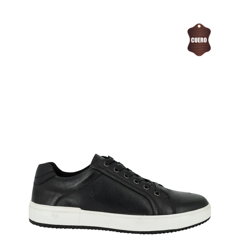 LONDON ADIXT - Zapato Hombre Negro Rasac London Adixt