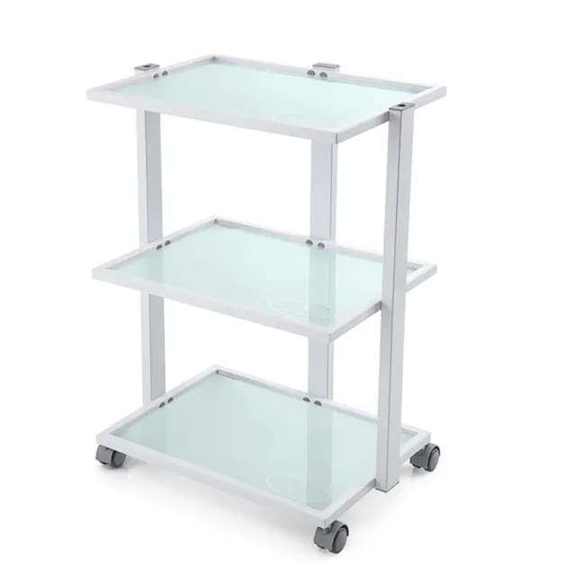 DE TODO Y MAS - Mesa Auxiliar Centro Estética 3 niveles recta