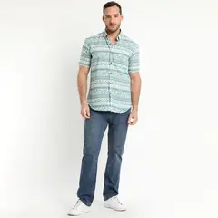 TRUVAL - Camisa Estampada Diseño Mc Agua