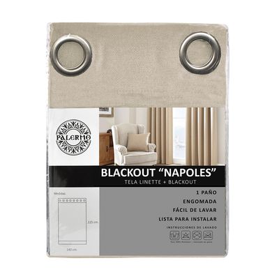 Imagen 2 del producto CORTINA CONFECCIONADA BLACKOUT NAPOLES