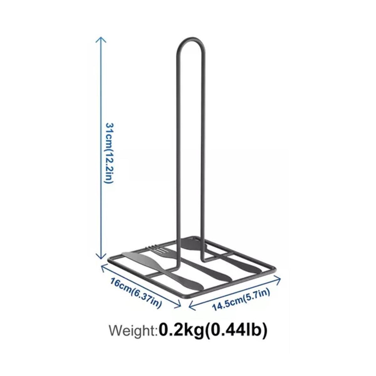 GENERICO - Porta Toalla Nova Rollo Papel Absorbente Acero Cocina