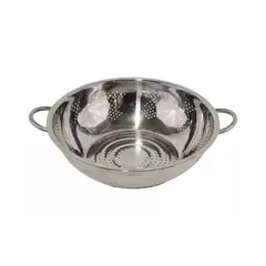 GENERICO - Colador Escurridor Acero Inoxidable 26cm Pastas Verduras