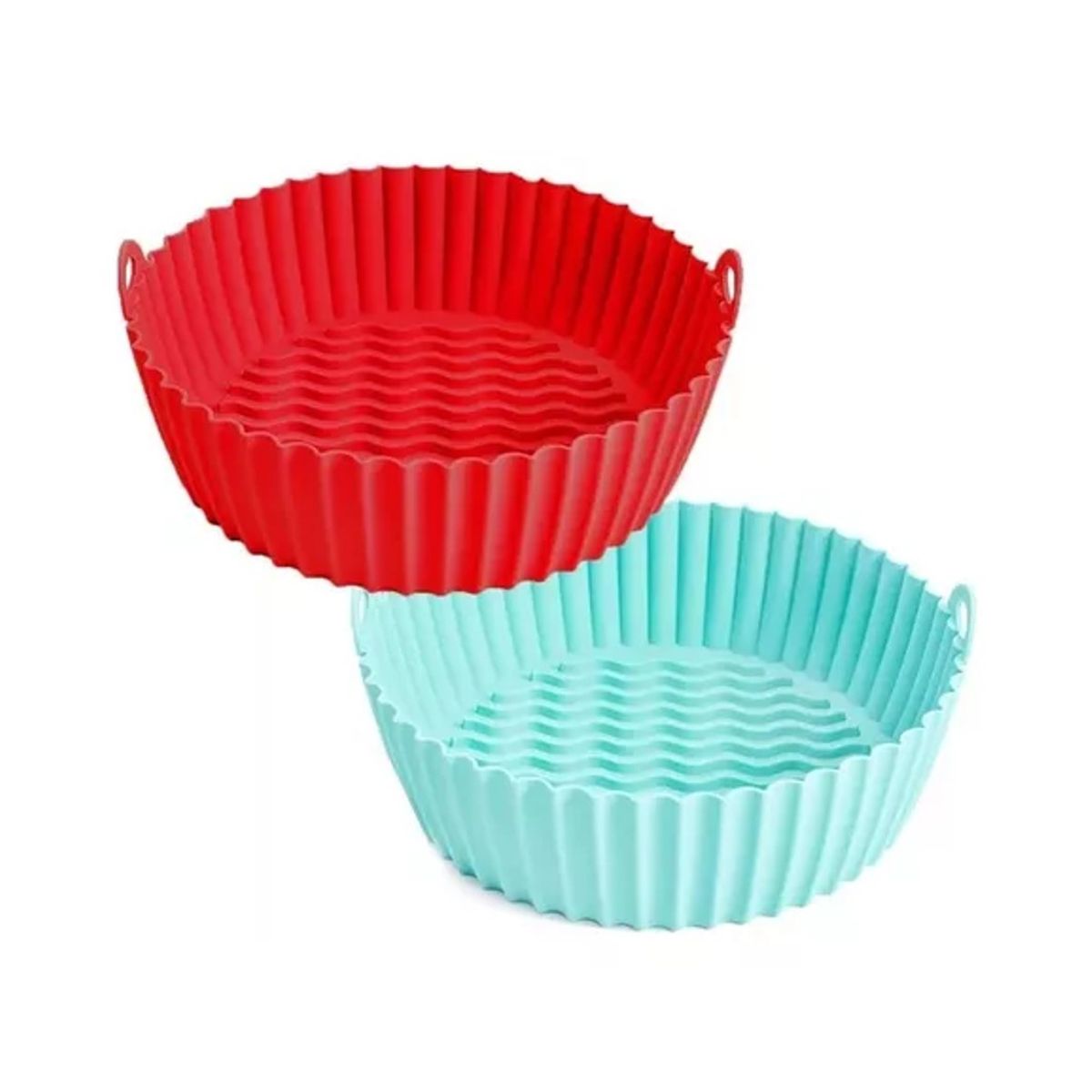 GENERICO - 2 Moldes Forro Freidora De Aire Silicona Bandeja Air Fryer