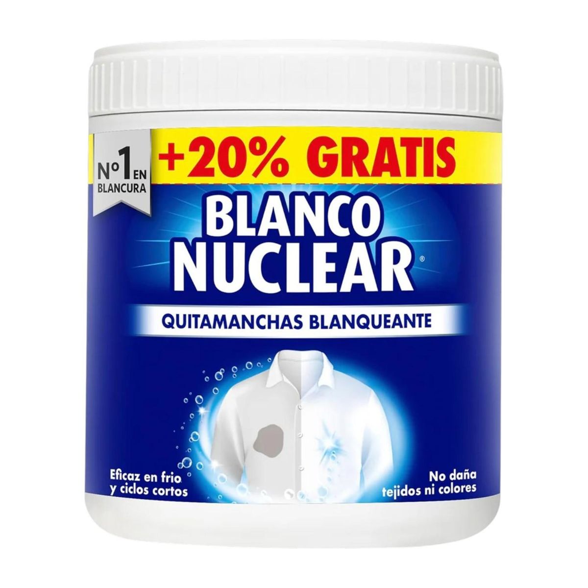 GENERICO - Quitamanchas Blanco Nuclear Polvo 450g + 100g