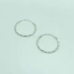 VIZIATO - Argolla enroscada plata
