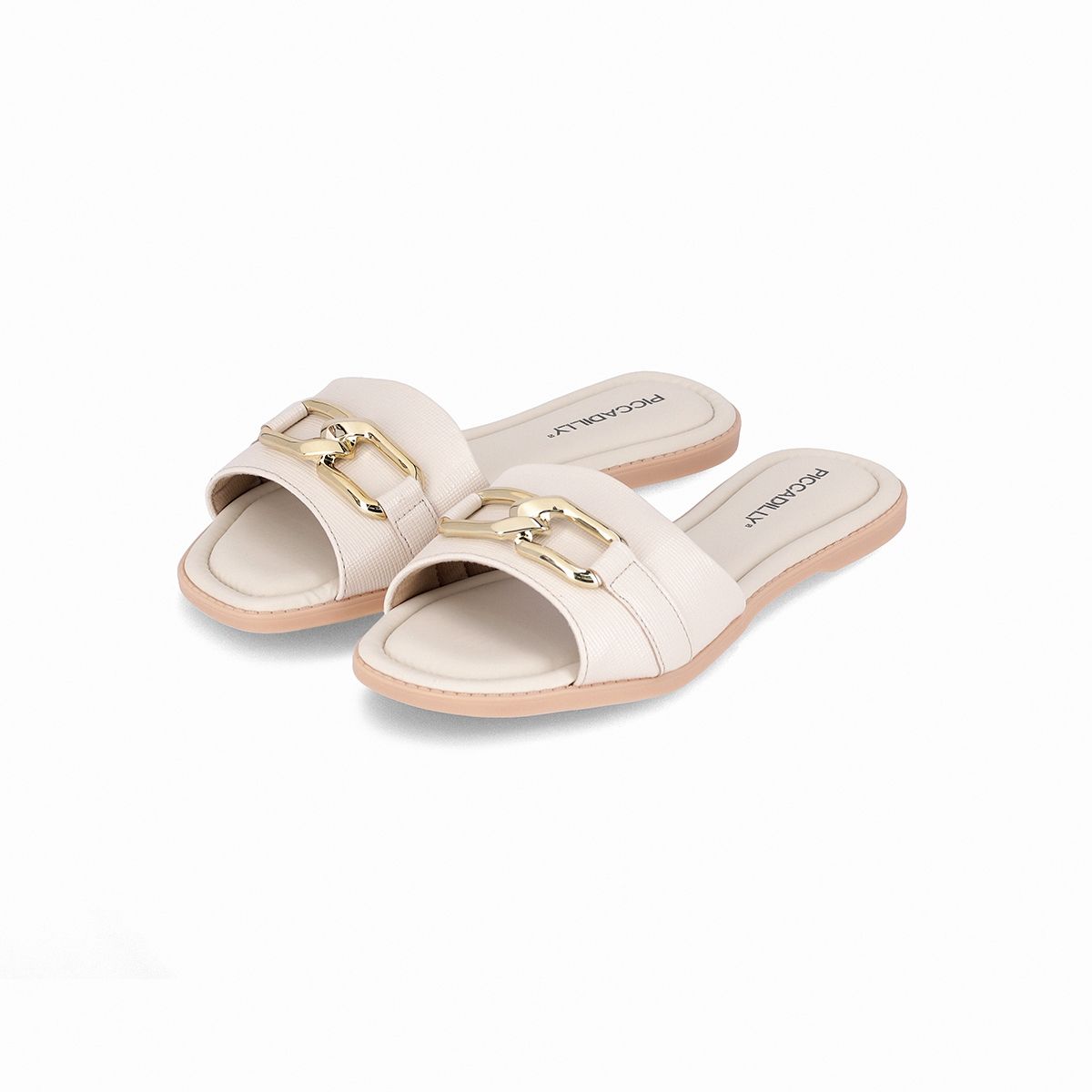 PICCADILLY - Sandalia Gabi Blanco/Dorado Piccadilly