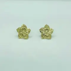 VIZIATO - Aro flor enchapado en oro