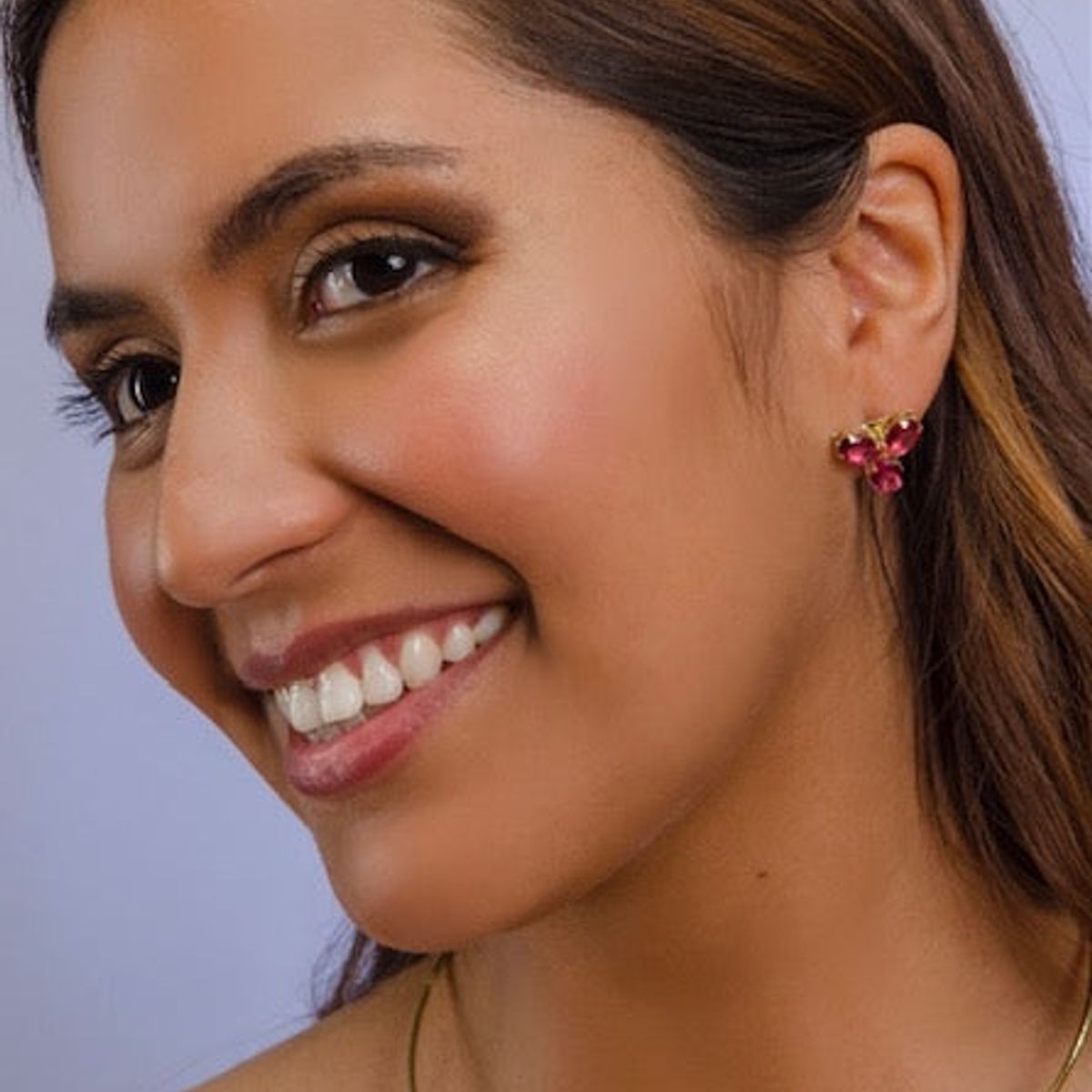 VIZIATO - Aro tres gotas enchapado en oro