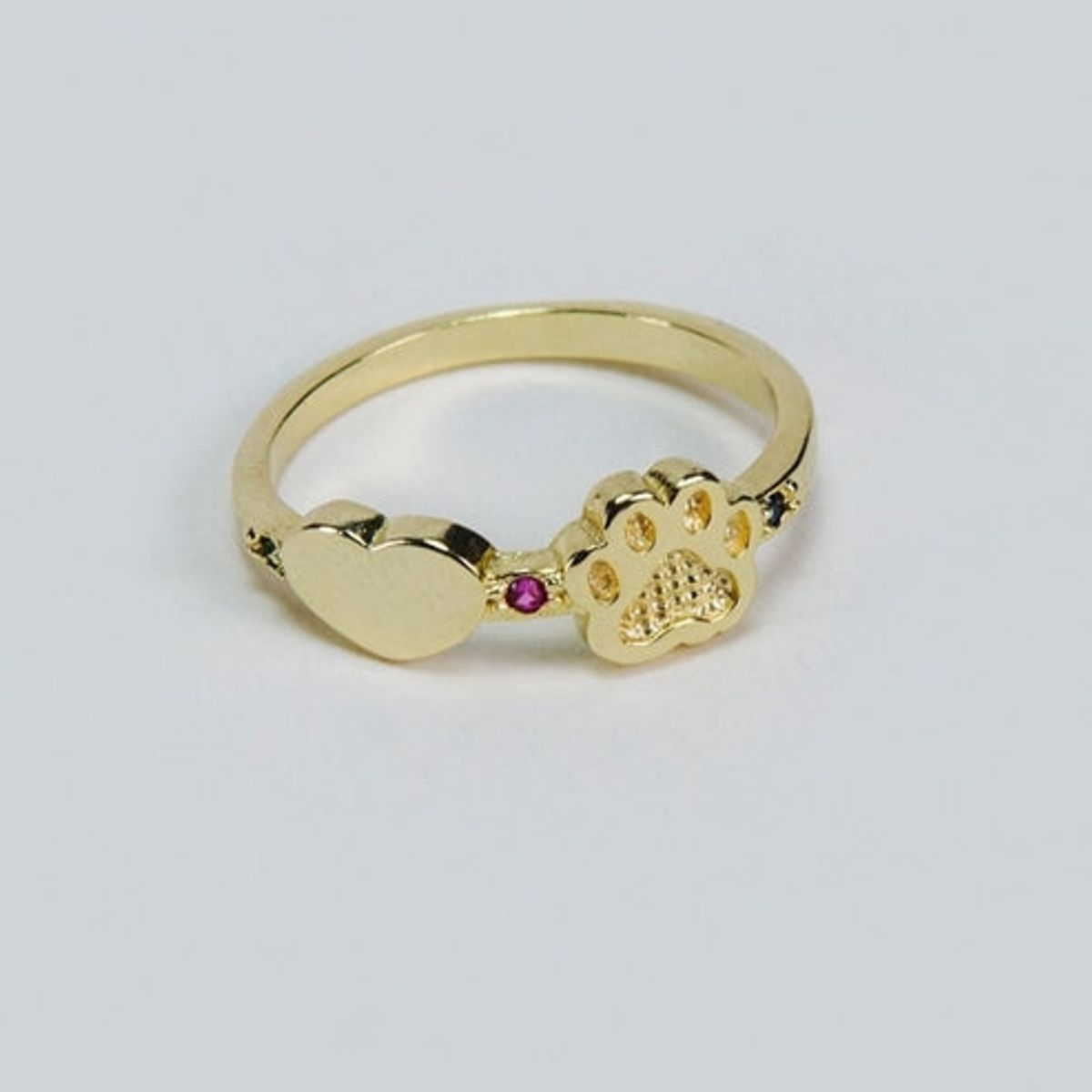 VIZIATO - Anillo pet enchapado en oro